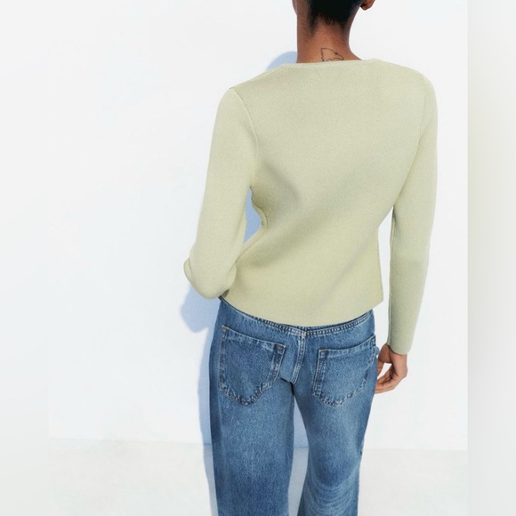 ⭐️Host Pick⭐️ ZARA New Woman's Knit Tailored Cardigan NWT - Picture 7 of 7